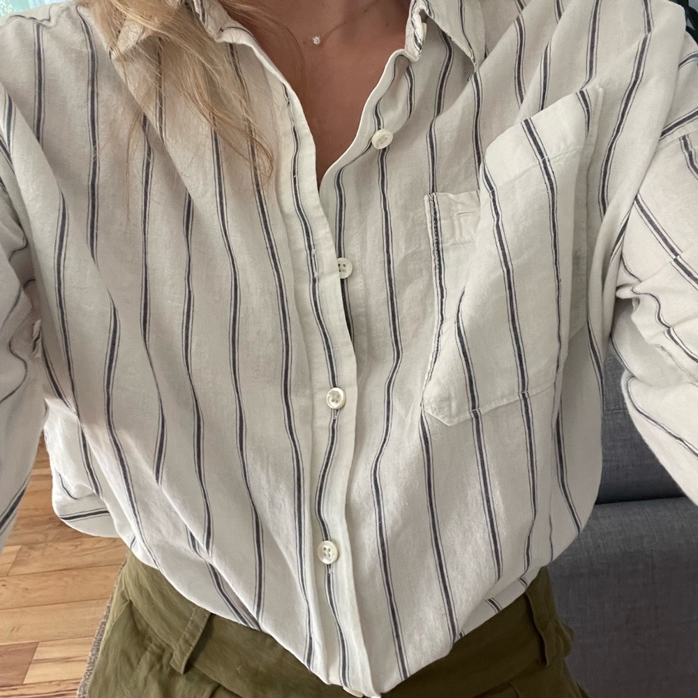 Alex Mill Womens Striped Shirt Size M